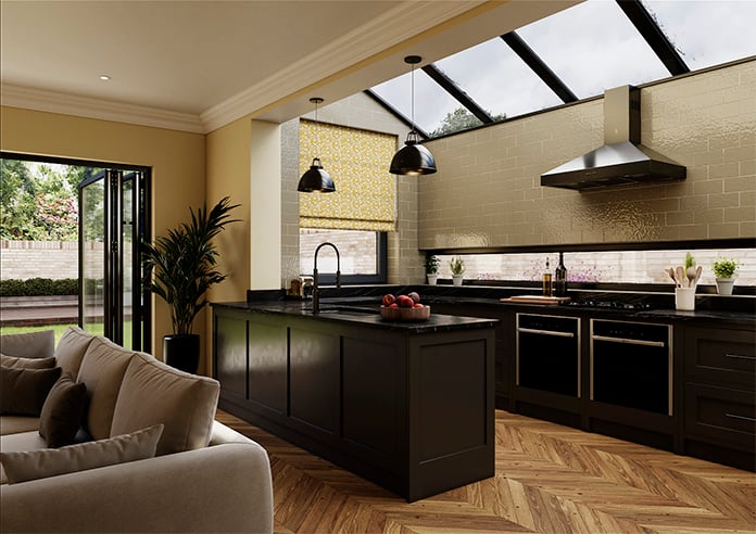 Clara, Saffron - Roman Blind - Image 7